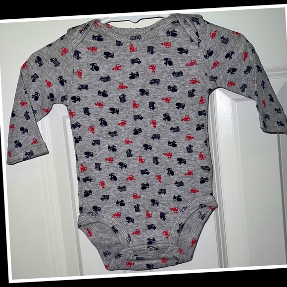 Carter's Other - 4/$10 •Carters 0-3m firetruck onesie🚒NWOT🚒